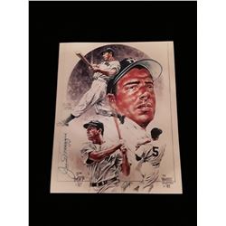 Joe Dimaggio Autograph 8x10 Photo W/COA