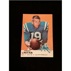 1969 Topps Johnny Unitas No Creases