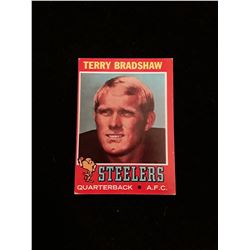 1971 Topps Terry Bradshaw Rookie Card  No Creases