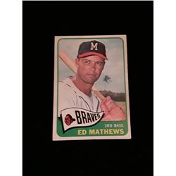 1965 Topps Eddie Mathews  No Creases