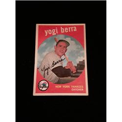1959 Topps Yogi Berra  No Creases