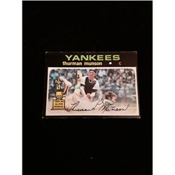 1971 Topps Thurman Munson  No Creases