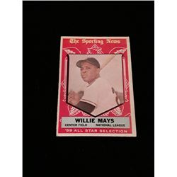 1959 Topps Willie Mays  No Creases