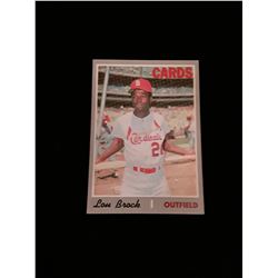 1970 Topps Lou Brock  No Creases