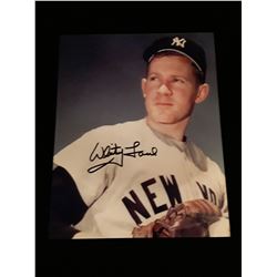 Whitey Ford  Autograph 8x10 W/COA
