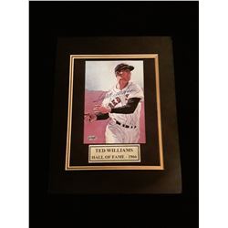 Ted Williams Matted  Autograph 8x10 W/COA