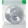 Image 2 : 1 Oz .9999 Fine Silver 2016 Canada Maple Leaf Coin