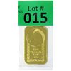 Image 1 : Very Scarce 1/2 Oz Johnson Matthey .999 Gold Bar