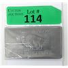 Image 1 : 1 Oz. USA Mint .999 Fine Titanium Buffalo Bar