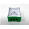 Image 2 : Aquamarine & Diamond Sterling Silver Ring