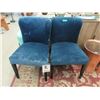Image 1 : 2 Blue Micro Fiber Chairs