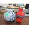 Image 1 : Italian Art Glass Vase and Jug Vase