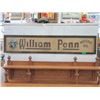 Image 1 : Wood Framed Metal "William Penn Oil" Sign