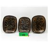 Image 1 : 3 Vintage Haida BC Clay Dishes - Hand Made