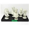 Image 1 : Six 1973 Ceramic Chess Figurines