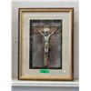 Image 1 : Framed 3D Crucifix Wall Art - 19" x 23"