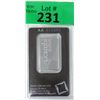 Image 2 : 1 Oz. .9995 Platinum Valcambi Swiss Bar