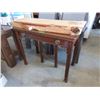 Image 1 : Vintage Mahogany Extension Table with 3 Leaves