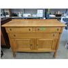 Image 1 : Vintage Oak Sideboard - 20" x 50" x 38" tall