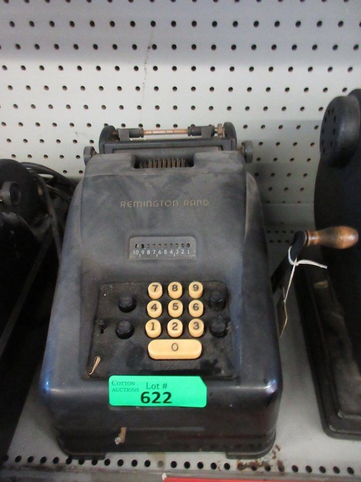 Using Vintage Adding Machine Vintage Adding Machine