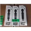Image 1 : 3 New Love Magic Vibrator/Massagers - Black