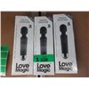 Image 1 : 3 New Love Magic Vibrator/Massagers - Black