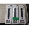 Image 1 : 3 New Love Magic Vibrator/Massagers - Black