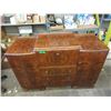 Image 1 : Vintage English Burl Walnut Sideboard ca1930