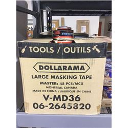Case of 48 Duramax Large Masking Tape Rolls