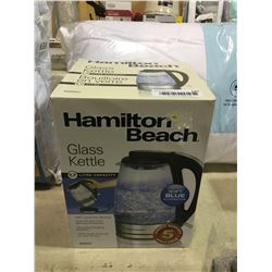 Hamilton Beach Glass Kettle 1.7L Capacity