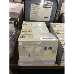 Case of 3 GE Classic LED 3000k Bulbs 2-Pack