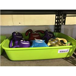 Bin of Dog Toys