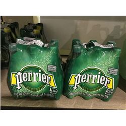 Perrier Carbonated Natural Spring Water (6 x 500mL) Lot of 2