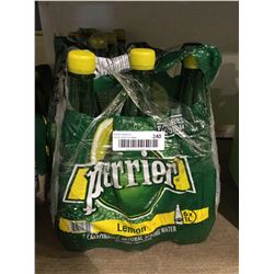 Perrier Lemon Carbonated Natural Spring Water (6 x 1L)