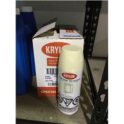 Case ofKrylonChalky Finish Ivory Aerosol Spray (6 x 340g)