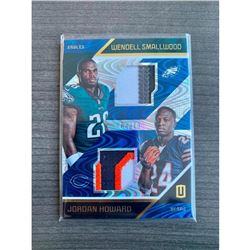 2016 Panini Worn Patch 07/10 Wendell Smallwood & Jordan Howard