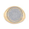 Image 2 : 5/8 CTW Mens Round Diamond Circle Cluster Ring 10kt Yellow Gold - REF-55M5A