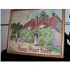 Image 1 : Painting on Silk Home Sweet Home  #978526