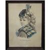 Image 1 : Currier & Ives Print My Highland Girl Framed #978544