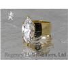 Image 1 : RHJ Wide Band Ring  Marquise Cubic Zirconium #978638