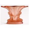 Image 1 : Walther Glass Windsor Pink Art Deco Vase  #978937