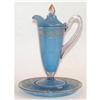 Image 1 : Cambridge Blue Elegant Glass Syrup Pitcher #978944