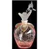 Image 1 : Pink Art Glass Hummingbird Perfume Bottle #978980