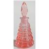 Image 1 : Pink Crystal Glass Draped Perfume Bottle #979002