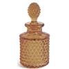 Image 1 : Duncan & Miller Amber Hobnail Perfume Bottle  #979121