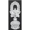 Image 1 : Czech Glass WATER DROPLETS Perfume Bottle #979202