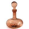 Image 1 : Large Pink Diamond Pattern 1950s Wine Decanter #979236