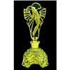 Image 1 : Czech Bohemian VASELINE Intaglio Perfume Bottle #984768