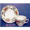 Image 1 : English Tea Cup & Saucer - FLORADORA #984794