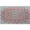 Image 1 : Lovely Colorful Tatted Fine Lace - Oval #984920